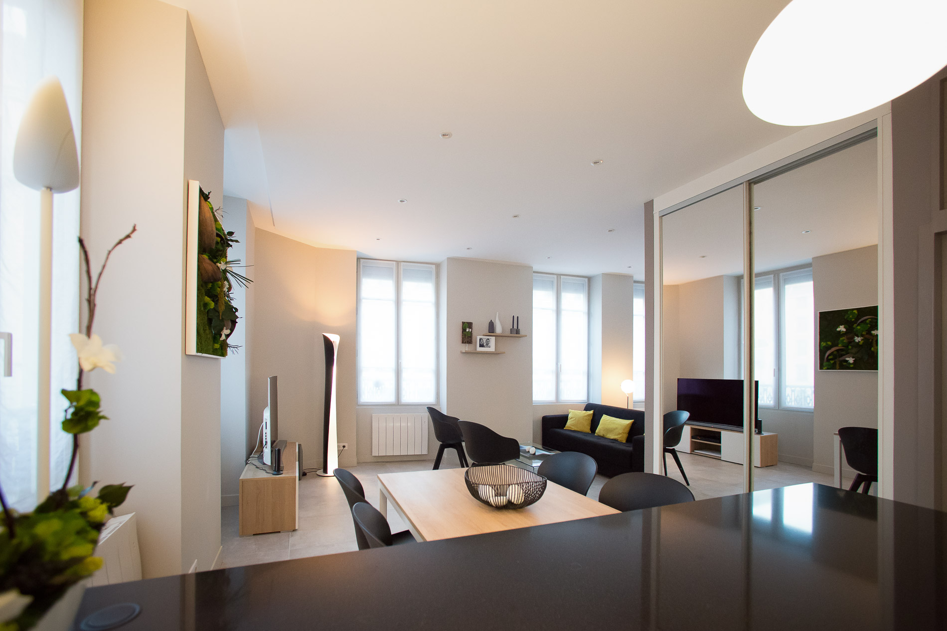 Rénovation appartement Lyon 2 focus sur la pièce à vivre Myriam Wozniak
